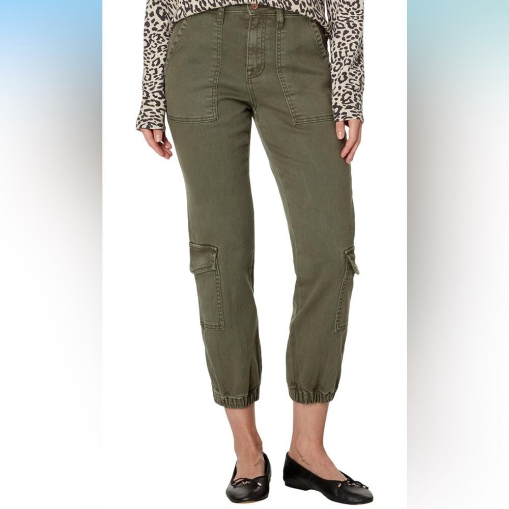 Sanctuary Brooklyn Cargo High Rise Jogger Green sz‎ 27 EUC